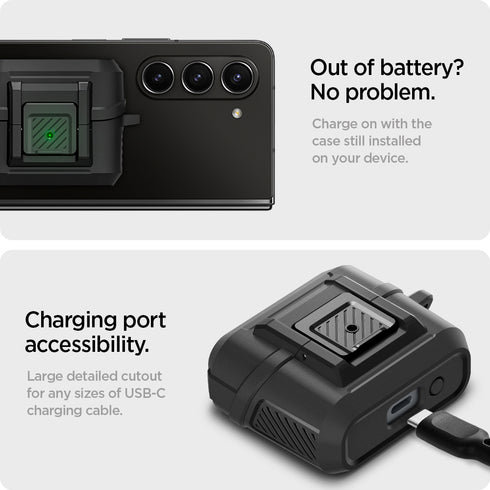 כיסוי ל-Galaxy Buds 3 Pro / 3 מבית Spigen Lock Fit